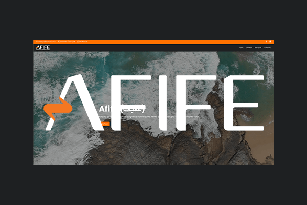 Desenvolvimento do Site para Afife Contabilidade 