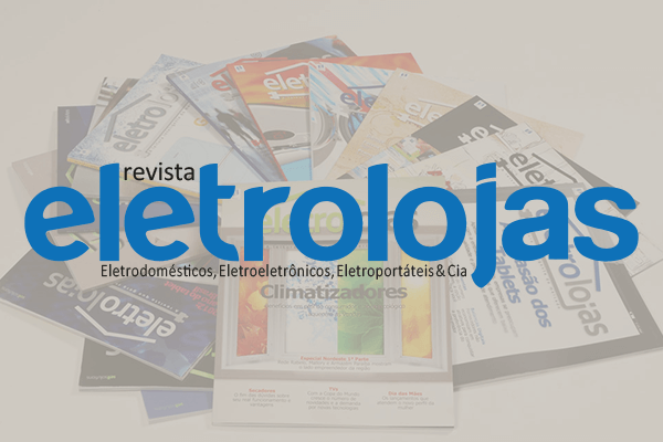 Desenvolvimento da logo, web e gráfica para Revista Eletrolojas