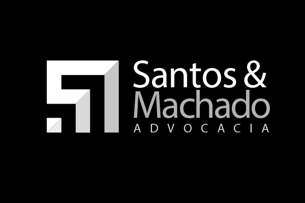 Desenvolvimento da logo e gráfica para Santos e Machado Advogados