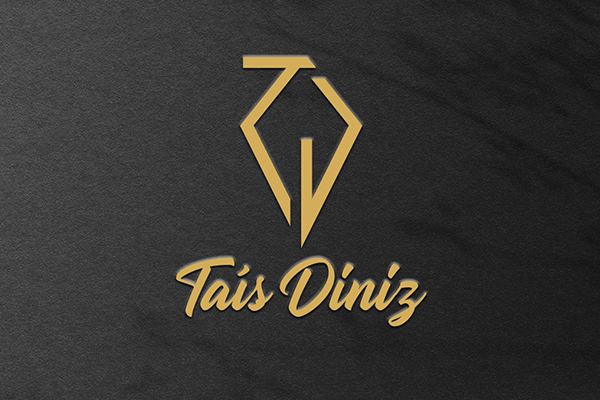 Desenvolvimento da logo para Tais Diniz